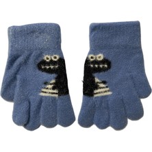 Linotti 2-4 Yaş Çocuk Eldiveni – Sevimli Dino Desenli