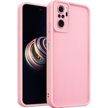Vissona Mi Redmi Note 10 - Redmi Note 10S- Redmi Note 11 Se Uyumlu Kamera Çıkıntılı Mat Silikon Telefon Kılıfı