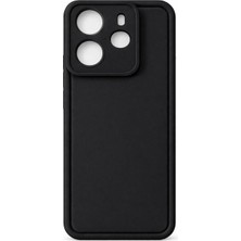 Vissona Mi Redmi Note 14 Uyumlu Kamera Çıkıntılı Mat Silikon Telefon Kılıfı