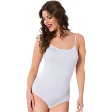 MTM My The Mall Bayan Ip Askılı Çıtçıtlı Body Beyaz