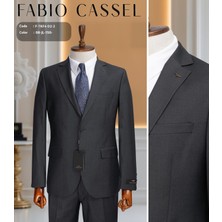 Fabio Cassel Erkek Çift Düğme Klasik Kesim Takım Elbise
