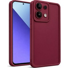 Vissona Mi Redmi Note 13 Uyumlu Kamera Çıkıntılı Mat Silikon Telefon Kılıfı