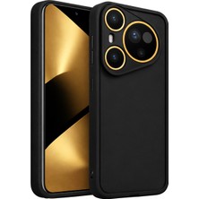 Vissona Huawei Pura 70 Uyumlu Kamera Çıkıntılı Mat Silikon Telefon Kılıfı