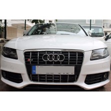 X Power Tuning Audi A4 (2008-2012) Uyumlu Krom-Siyah S4 Panjur