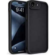 Vissona iPhone 16E / 17E Uyumlu Kamera Korumalı Mat Silikon Telefon Kılıfı