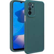 Vissona Oppo A16 4g Uyumlu Kamera Çıkıntılı Mat Silikon Telefon Kılıfı