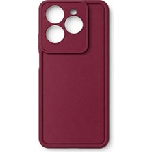 Vissona Infinix HOT40 ve Infinix HOT40PRO ve SPARK20PRO Uyumlu Kamera Çıkıntılı Mat Silikon Telefon Kılıfı