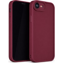 Vissona iPhone 16E / 17E Uyumlu Kamera Korumalı Mat Silikon Telefon Kılıfı