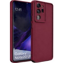 Vissona Samsung Galaxy Note 20 Ultra Uyumlu Kamera Çıkıntılı Mat Silikon Telefon Kılıfı
