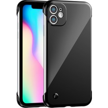 Vissona iPhone 11 Uyumlu Kamera Korumalı Yanları Açık Sararmaz Sert Mika Şeffaf Kılıf