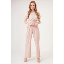 Queene Dreams 6543 Örme Pantolon - Bisküvi