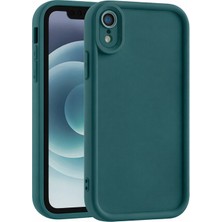 Vissona iPhone Xr Uyumlu Kamera Çıkıntılı Mat Silikon Telefon Kılıfı