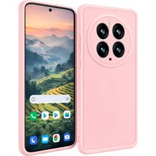 Vissona Huawei Mate 50 Pro Uyumlu Kamera Çıkıntılı Mat Silikon Telefon Kılıfı