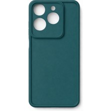 Vissona Infinix HOT40 ve Infinix HOT40PRO ve SPARK20PRO Uyumlu Kamera Çıkıntılı Mat Silikon Telefon Kılıfı