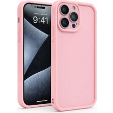 Vissona iPhone 16 Pro Max Uyumlu Kamera Çıkıntılı Mat Silikon Telefon Kılıfı