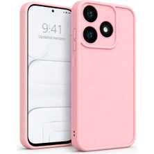 Vissona Tecno SPARK10-4G/SPARK10C Uyumlu Kamera Çıkıntılı Mat Silikon Telefon Kılıfı