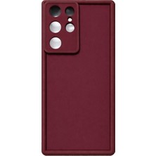 Vissona Samsung Galaxy S23 Ultra 5g Uyumlu Kamera Çıkıntılı Mat Silikon Telefon Kılıfı