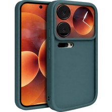 Vissona Mi 17 Pro Max Uyumlu Kamera Çıkıntılı Mat Silikon Telefon Kılıfı