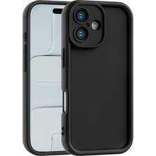 Vissona iPhone 16 Uyumlu Kamera Çıkıntılı Mat Silikon Telefon Kılıfı