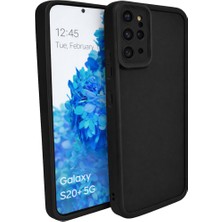Vissona Samsung Galaxy S20 Plus ve S20 Pro Uyumlu Kamera Çıkıntılı Mat Silikon Telefon Kılıfı