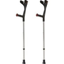 Normadia Ayarlı Siyah Kanedyen Koltuk ve Dirsek Destekli Baston