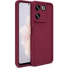 Vissona Tecno CAMON20-4G/CAMON20PRO-4G Uyumlu Kamera Çıkıntılı Mat Silikon Telefon Kılıfı