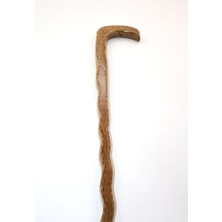 Normadia El Yapımı Doğal Ahşap Baston, Şık ve Dayanıklı Tasarım