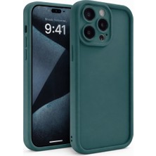 Vissona iPhone 15 Pro Max Uyumlu Kamera Çıkıntılı Mat Silikon Telefon Kılıfı