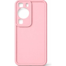 Vissona Huawei P60 ve P60 Pro Uyumlu Kamera Çıkıntılı Mat Silikon Telefon Kılıfı