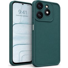 Vissona Tecno SPARK10PRO-4G Uyumlu Kamera Çıkıntılı Mat Silikon Telefon Kılıfı