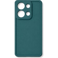 Vissona Mi Redmi Note 13 Pro ve  Poco M6 Pro Uyumlu Kamera Çıkıntılı Mat Silikon Telefon Kılıfı