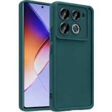Vissona Infinix NOTE40PRO 4g/5g ve NOTE40PRO+ 5g Uyumlu Kamera Çıkıntılı Mat Silikon Telefon Kılıfı