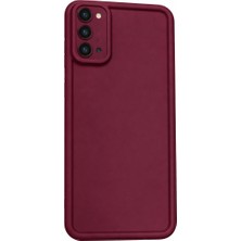 Vissona Samsung Galaxy S20 Uyumlu Kamera Çıkıntılı Mat Silikon Telefon Kılıfı