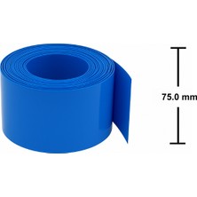 Tetrone Batteries Dıs Kılıf 75X0.15 mm Mavı - (5 Metre)