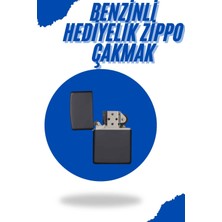 Zero Land Storozde Siyah Kutulu Metal Çakmak Benzinli Hediyelik Eşya