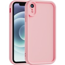 Vissona iPhone Xr Uyumlu Kamera Çıkıntılı Mat Silikon Telefon Kılıfı