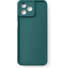 Vissona Realme C53 ve Realma NOTE50 Uyumlu Kamera Çıkıntılı Mat Silikon Telefon Kılıfı