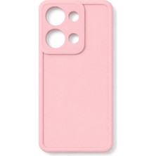 Vissona Mi Redmi Note 13 Pro ve  Poco M6 Pro Uyumlu Kamera Çıkıntılı Mat Silikon Telefon Kılıfı