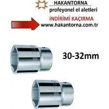 ALWAYSSPEED Ht- Rico 2 Adet 3/4 32MM 30MM 6 Köşe Kısa Lokma Ağır Hizmet Tipi