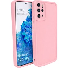 Vissona Samsung Galaxy S20 Plus ve S20 Pro Uyumlu Kamera Çıkıntılı Mat Silikon Telefon Kılıfı