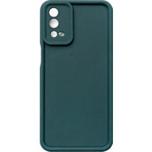 Vissona Oppo A55 4g Uyumlu Kamera Çıkıntılı Mat Silikon Telefon Kılıfı