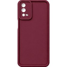 Vissona Oppo A55 4g Uyumlu Kamera Çıkıntılı Mat Silikon Telefon Kılıfı