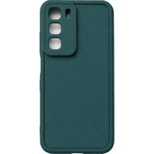 Vissona Infinix Hot 60i 4G / Hot 60 5G Uyumlu Kamera Korumalı Mat Silikon Telefon Kılıfı