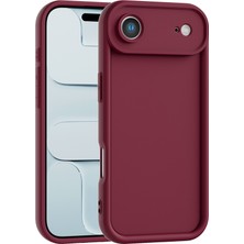 Vissona iPhone Air Uyumlu Kamera Çıkıntılı Mat Silikon Telefon Kılıfı
