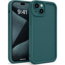 Vissona iPhone 14 Uyumlu Kamera Çıkıntılı Mat Silikon Telefon Kılıfı