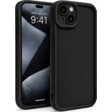 Vissona iPhone 13 Uyumlu Kamera Çıkıntılı Mat Silikon Telefon Kılıfı