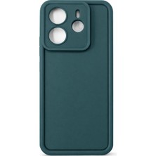 Vissona Mi Redmi Note 14 Uyumlu Kamera Çıkıntılı Mat Silikon Telefon Kılıfı