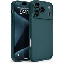 Vissona iPhone 17 Pro Uyumlu Kamera Çıkıntılı Mat Silikon Telefon Kılıfı