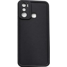 Vissona Infinix HOT20PLAY Uyumlu Kamera Çıkıntılı Mat Silikon Telefon Kılıfı