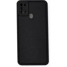 Vissona Samsung Galaxy A21 Uyumlu Kamera Çıkıntılı Mat Silikon Telefon Kılıfı